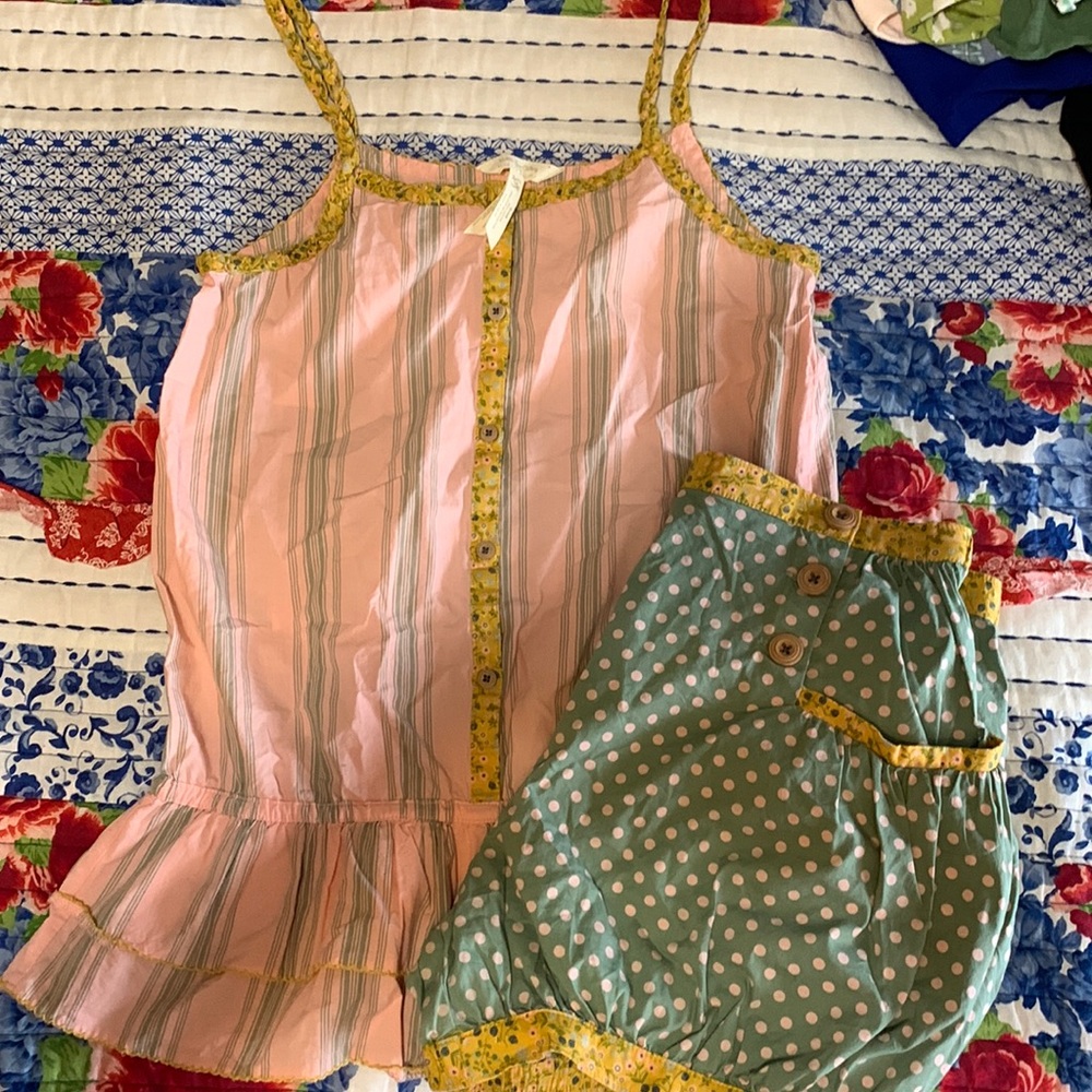 Girls Matilda Jane short and tank set